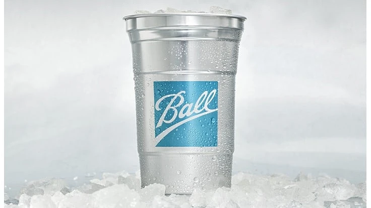 ball aluminum cup