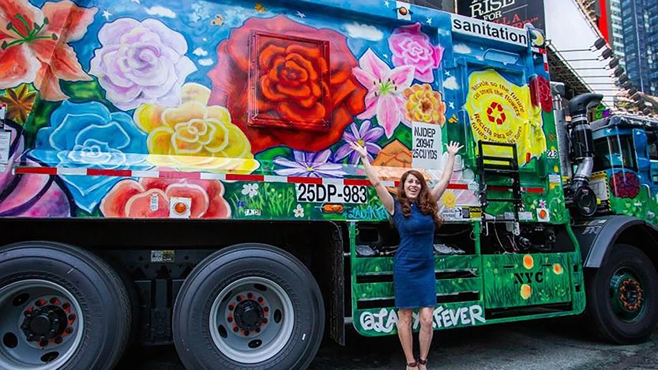 Painted truck in the Bronx