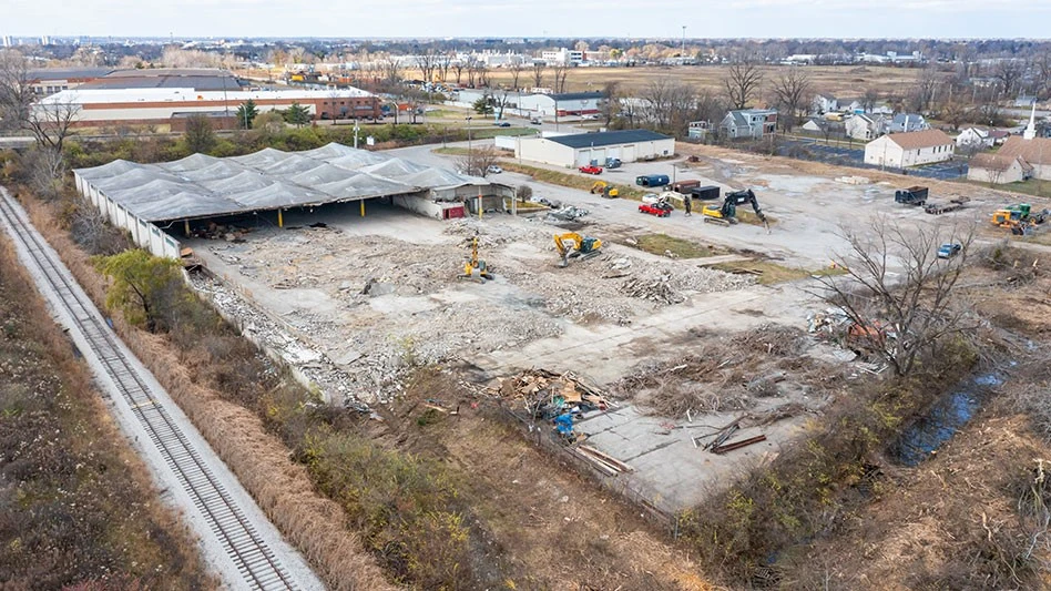 Rumpke Waste & Recycling demolishes facility in Columbus, Ohio