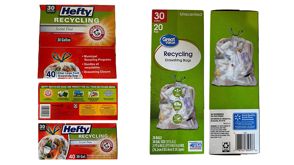 8 gallon recycling discount bags