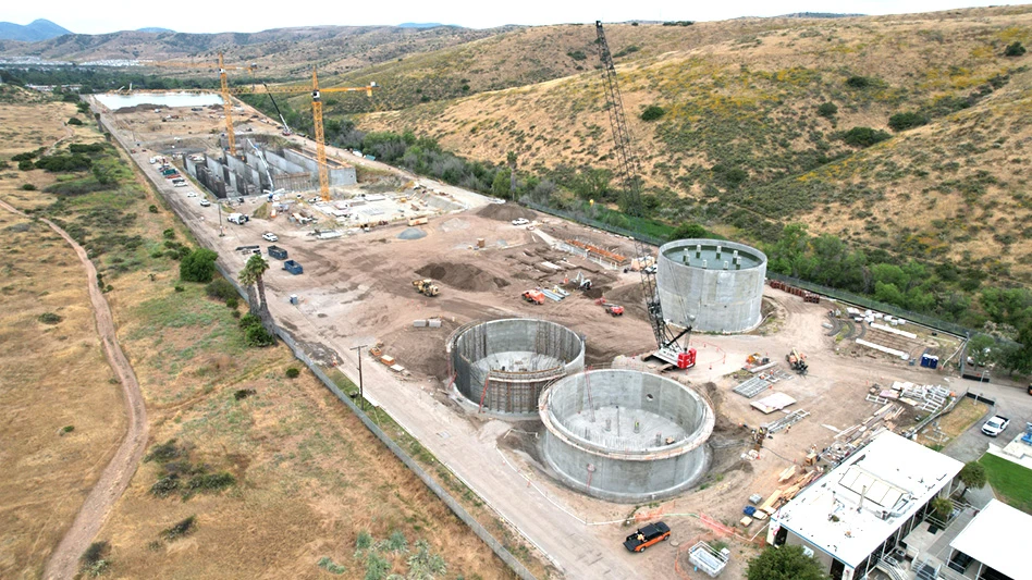 Anaergia facility under construction