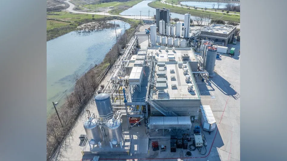 renewable natural gas facility near Dallas-Fort Worth