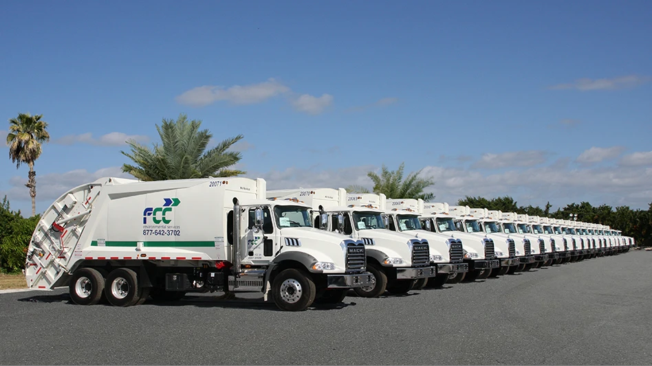 fcc waste recycling collection trucks