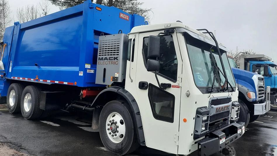 electric refuse truck