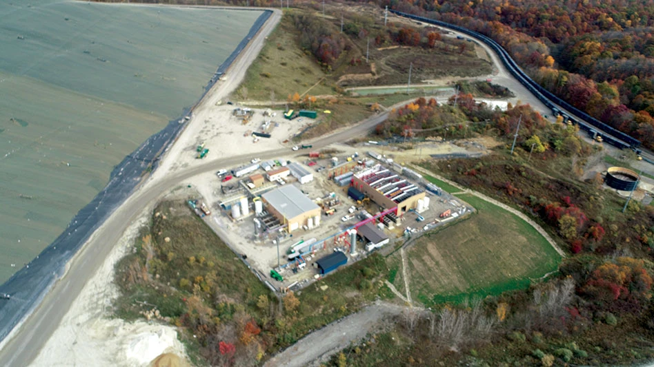 aerial view of Apex Landfill