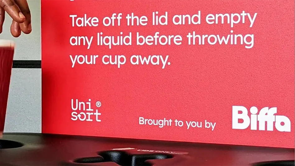 biffa collection recycling sign