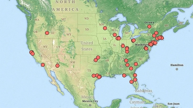 largest haulers map